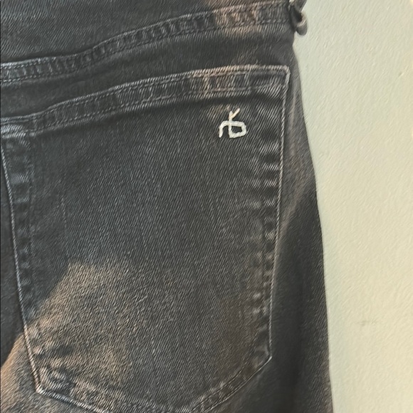 rag & bone Black Men's Slim Jeans - Picture 7 of 8